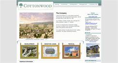 Desktop Screenshot of cottonwoodpartners.com
